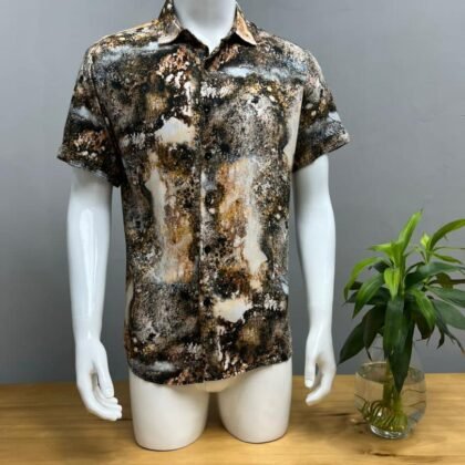 Men’s Printed Short-Sleeve Shirt